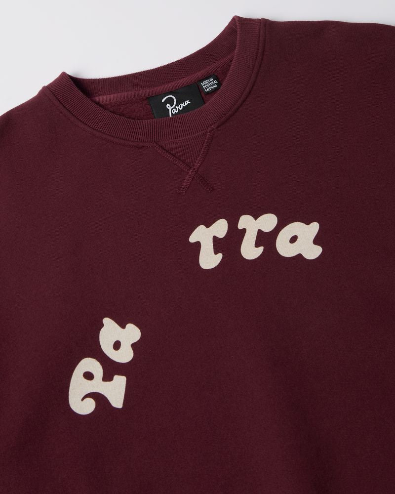 By Parra Gasoline Sweater Dark Burgundy