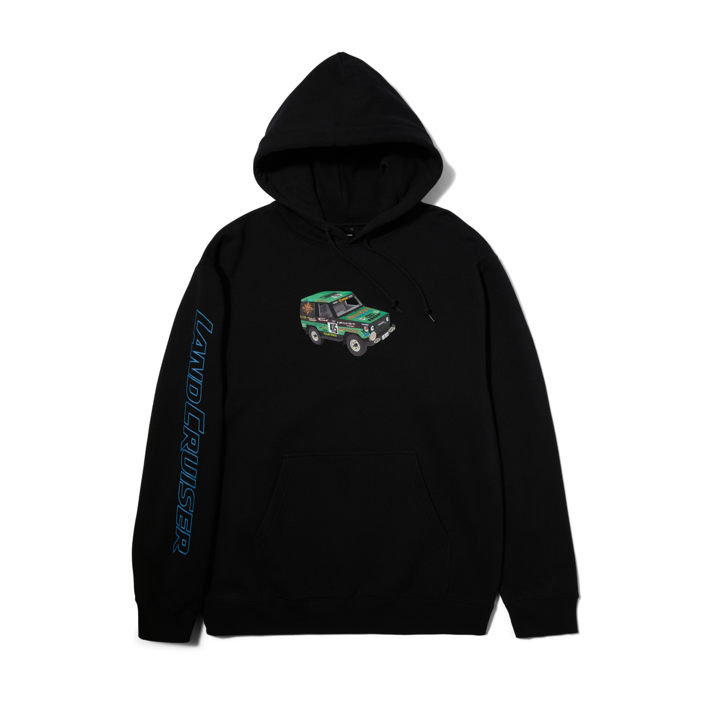 HUF X Toyota Land Cruiser Sahara Rally Hooded Sweater Black