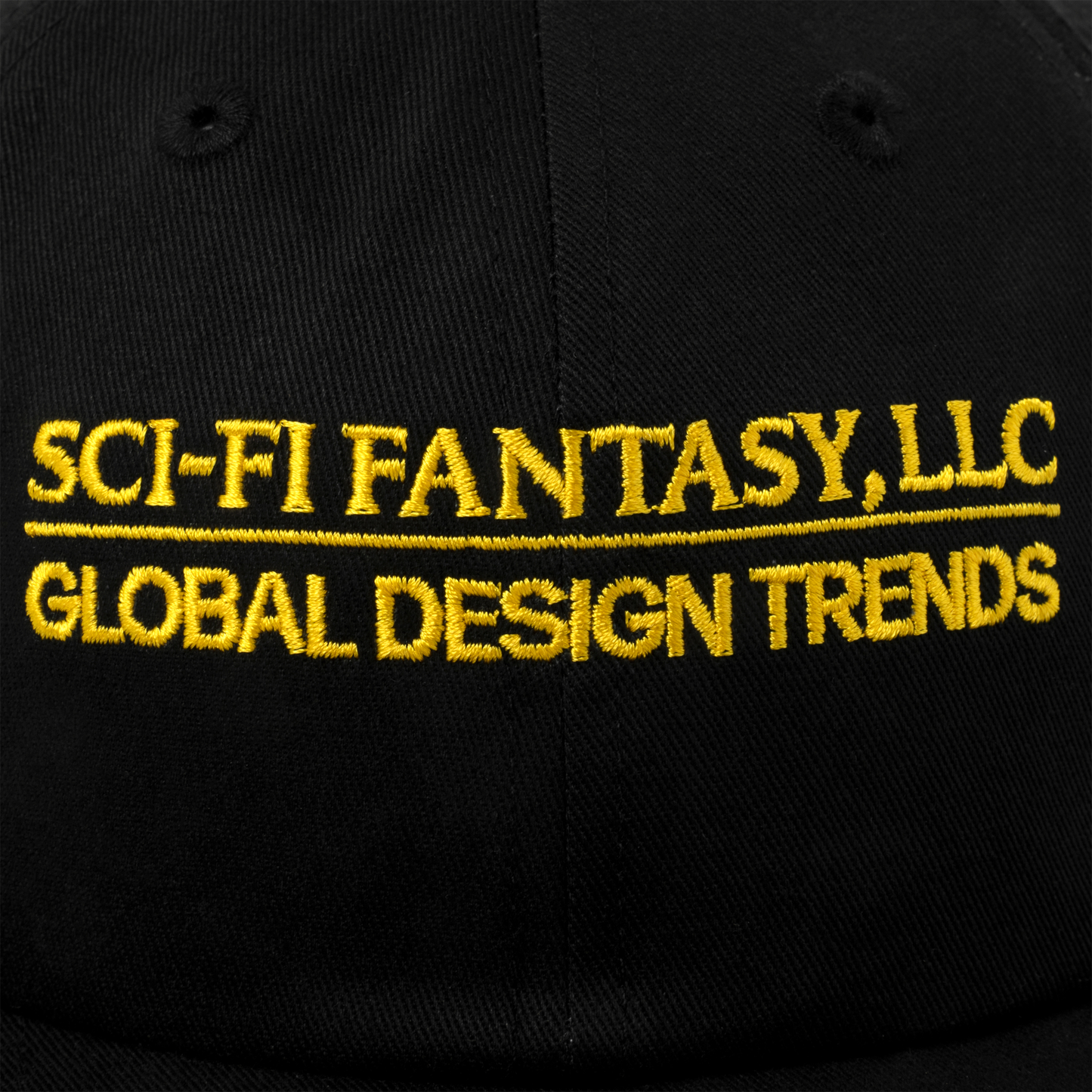 Sci-Fi Global Design Trends Hat Black