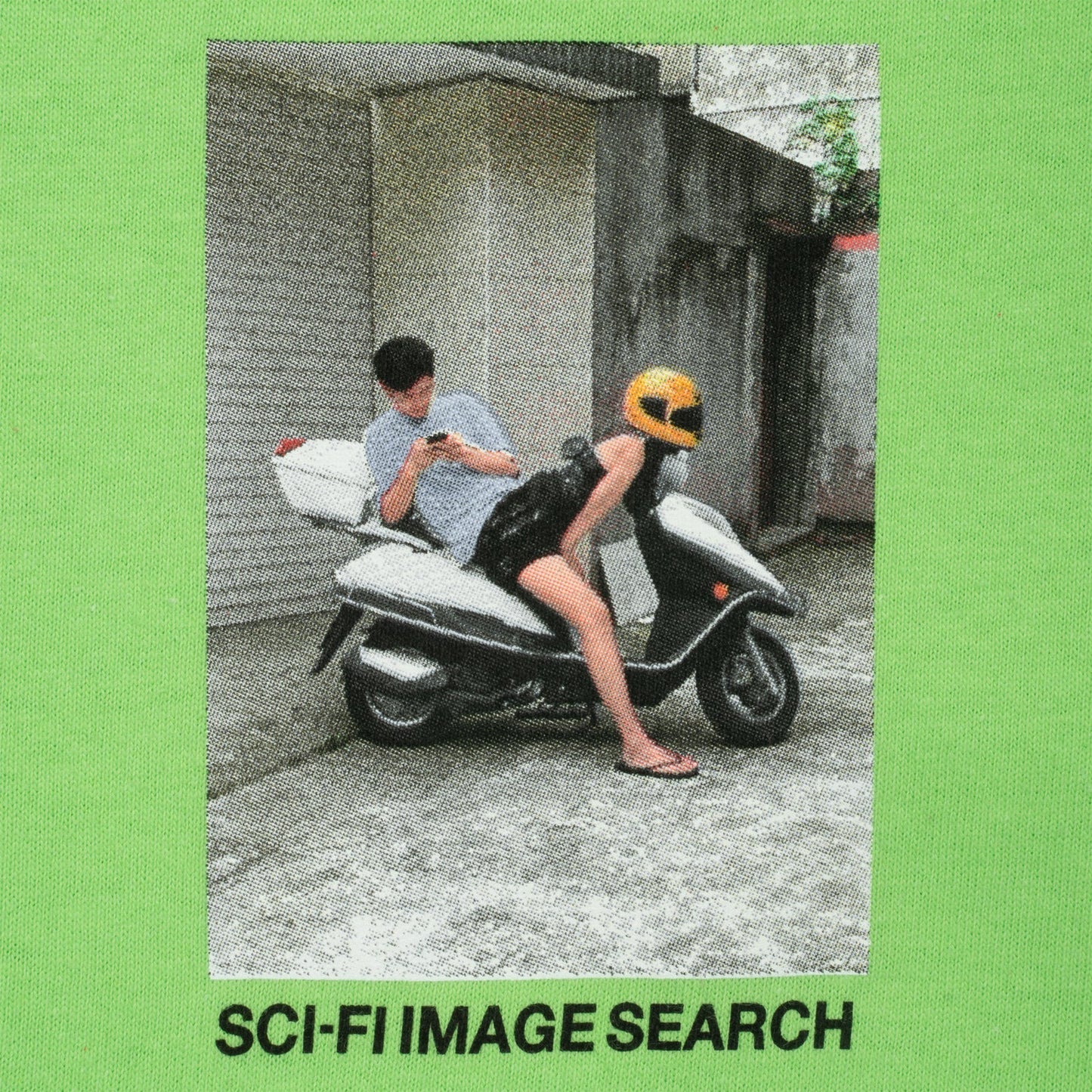 Sci-Fi Image Search T-Shirt Lime