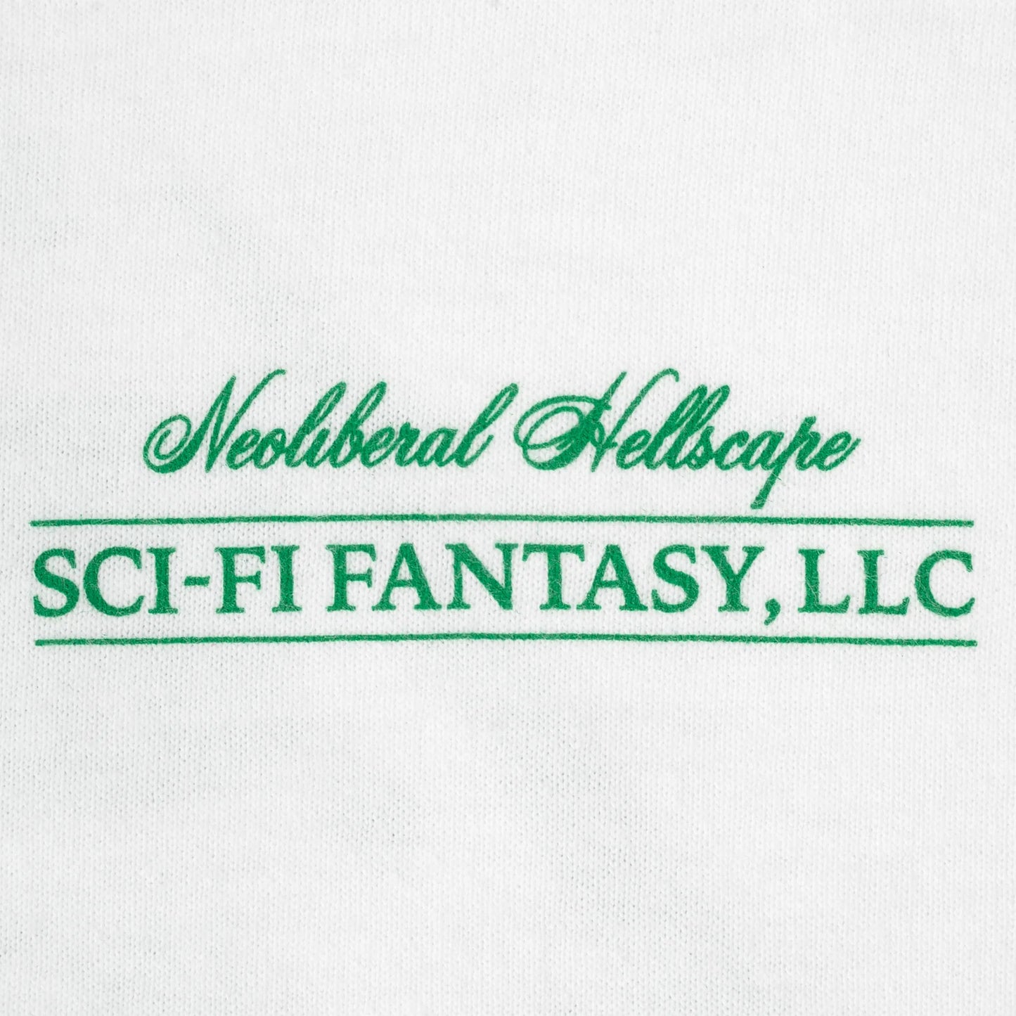 Sci-Fi Neoliberal T-Shirt White