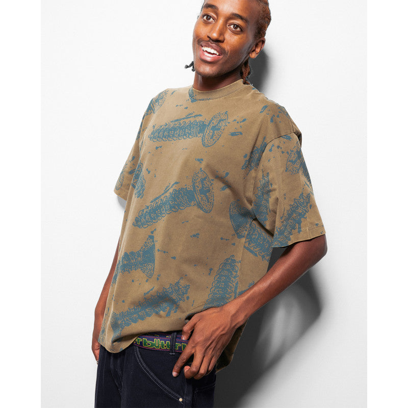 Butter Goods Screw T-shirt Washed Fatigue