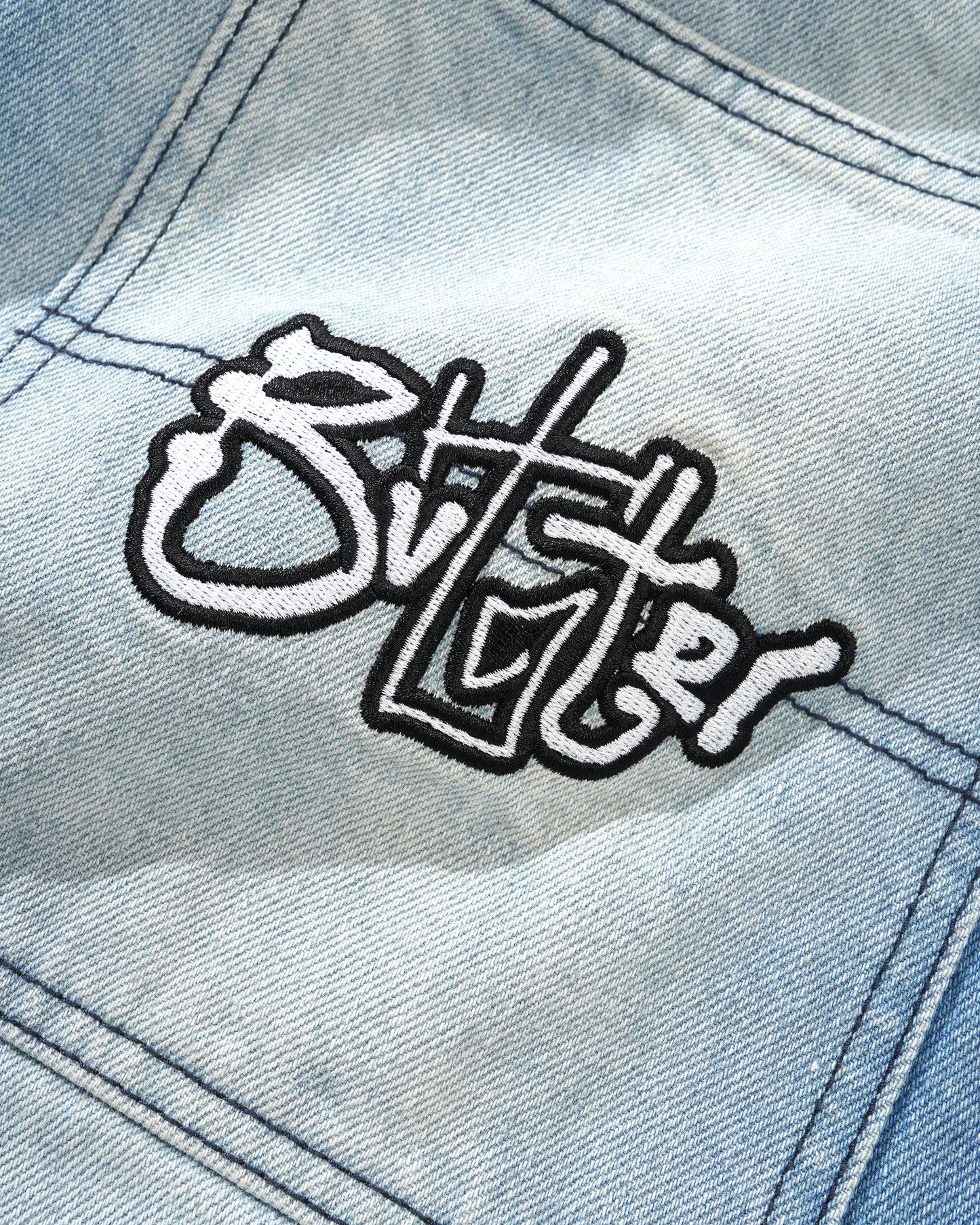 Butter Goods Scribble Denim Jeans Faded Light Blue