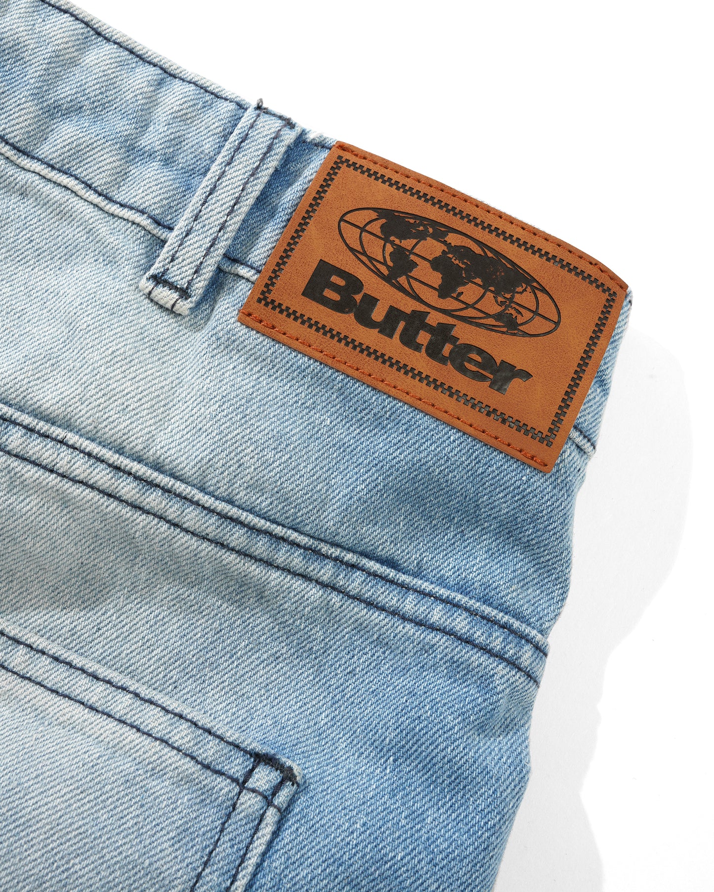 Butter Goods Scribble Denim Jeans Faded Light Blue