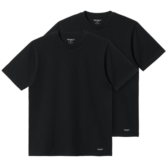 Carhartt WIP Standard Crew Neck T-Shirt Black 2-Pack