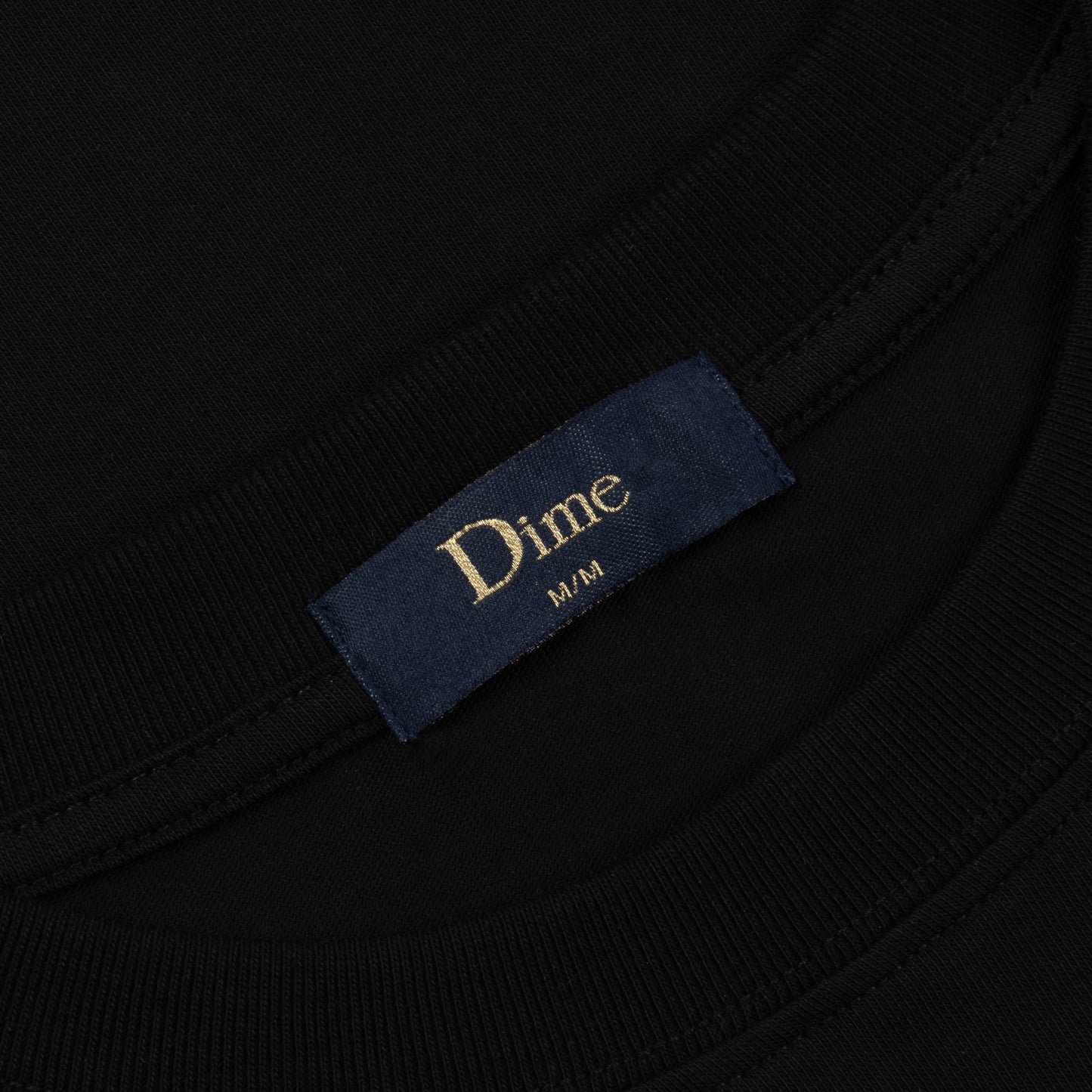 Dime Icy Cursive T-Shirt Black