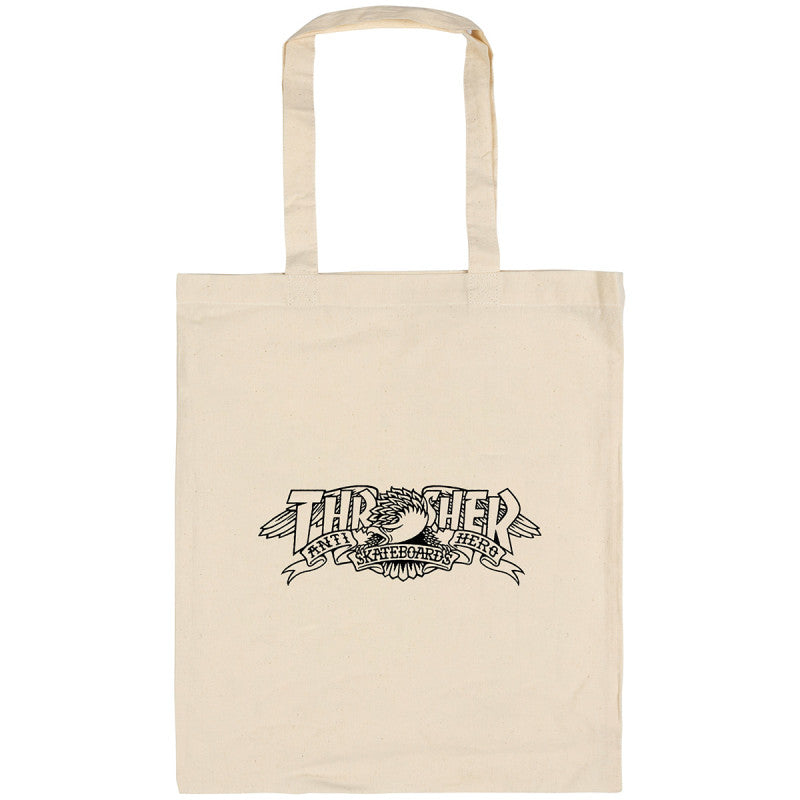 Thrasher X Antihero Tote Bag Natural