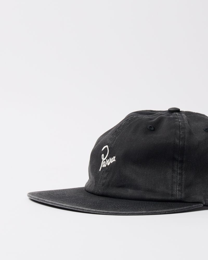 By Parra Signature 6 Panel Hat Black