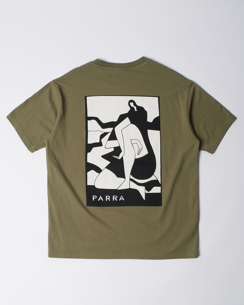 By Parra Waiting For You T-Shirt Green