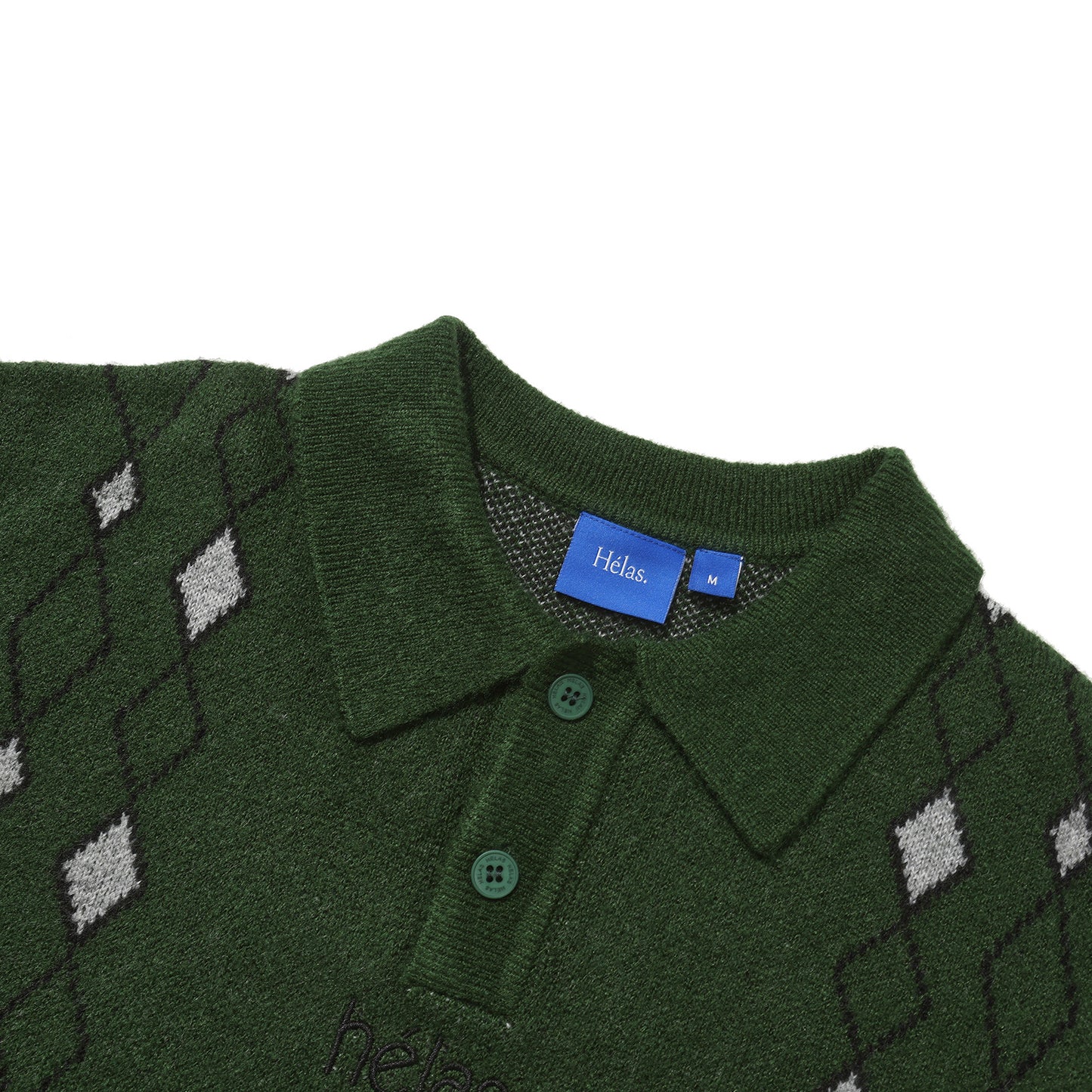 Helas Apres-Ski Polo Knit Green