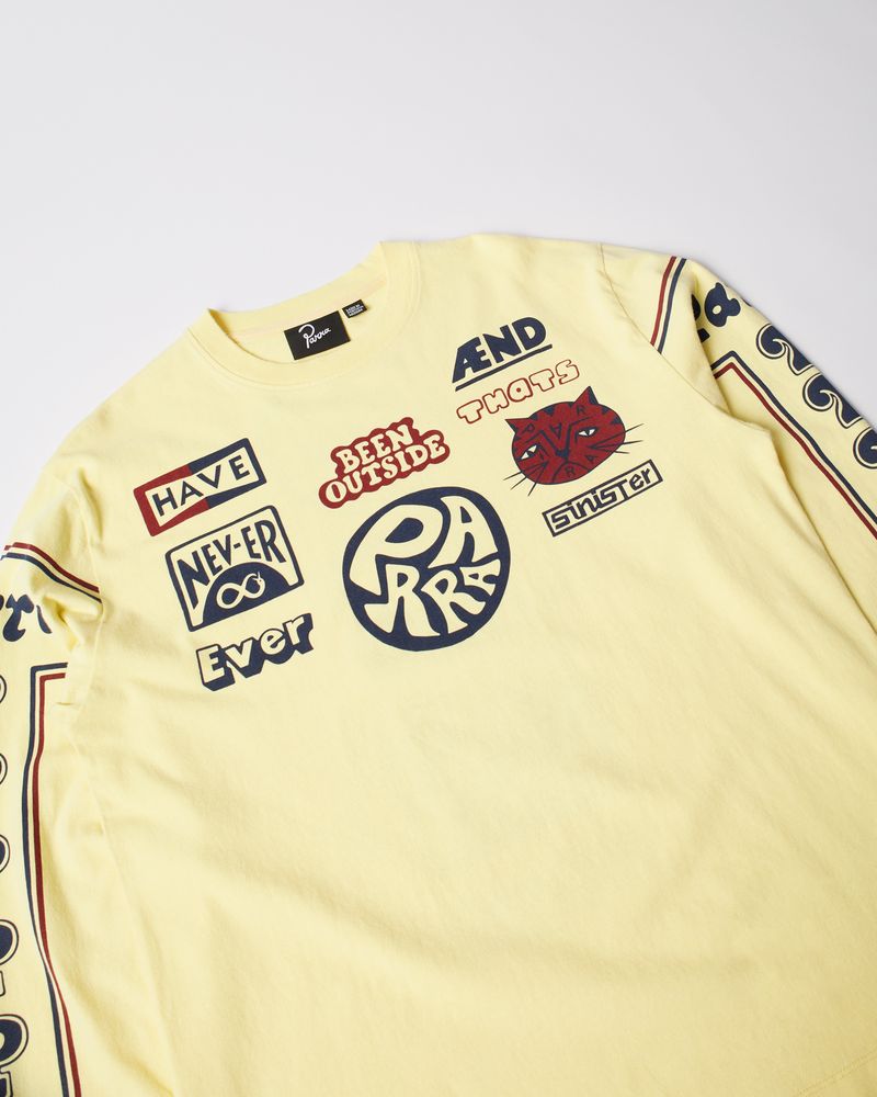 By Parra Never Sinister Longsleeve T-Shirt Yellow