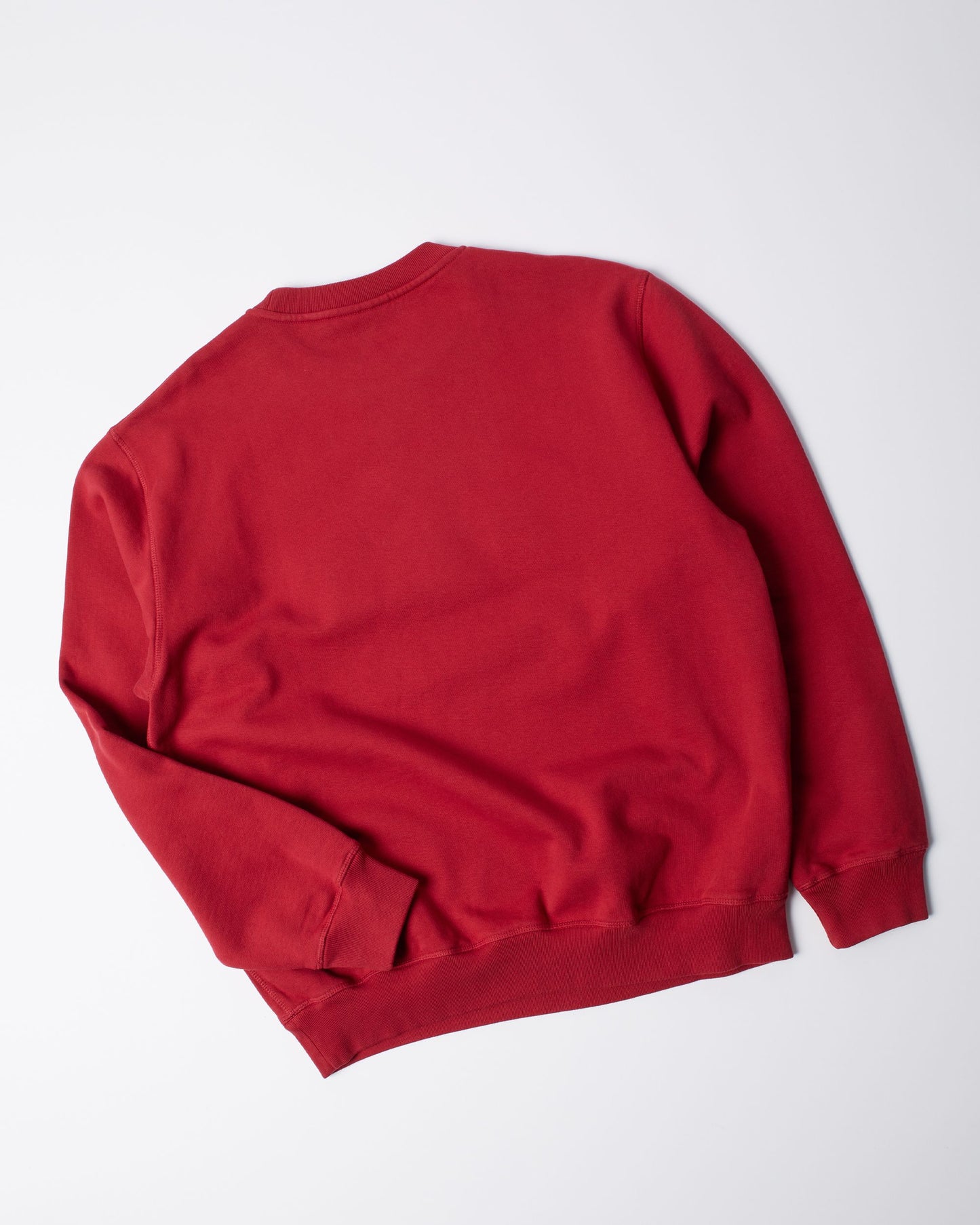 By Parra Rounded PAR Crewneck Sweater Ruby Red