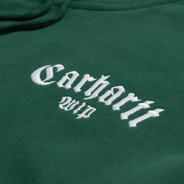 Carhartt WIP Onyx Script Hooded Sweater Chervil/White