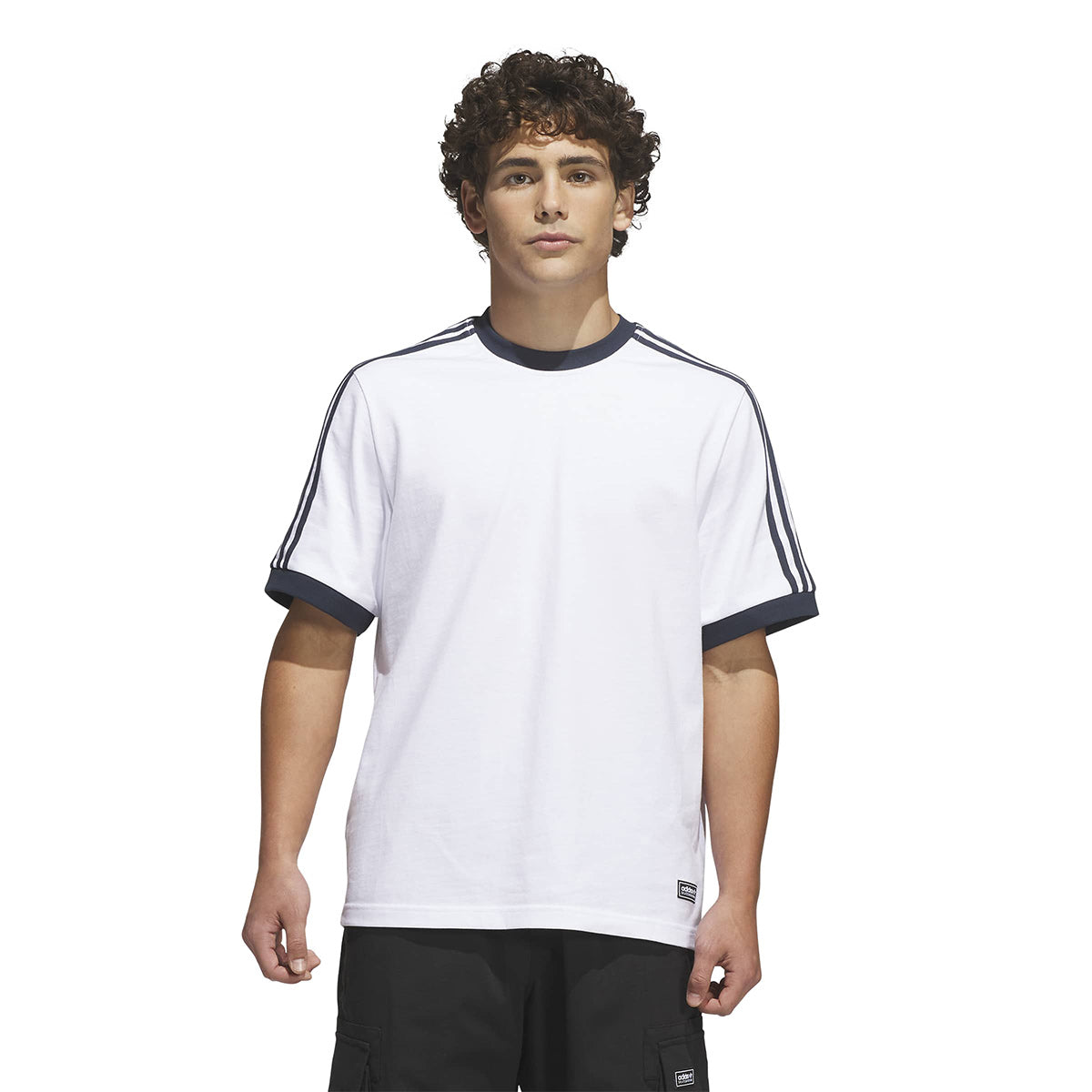Adidas FSBS Ringer T-Shirt White/Aurora Ink