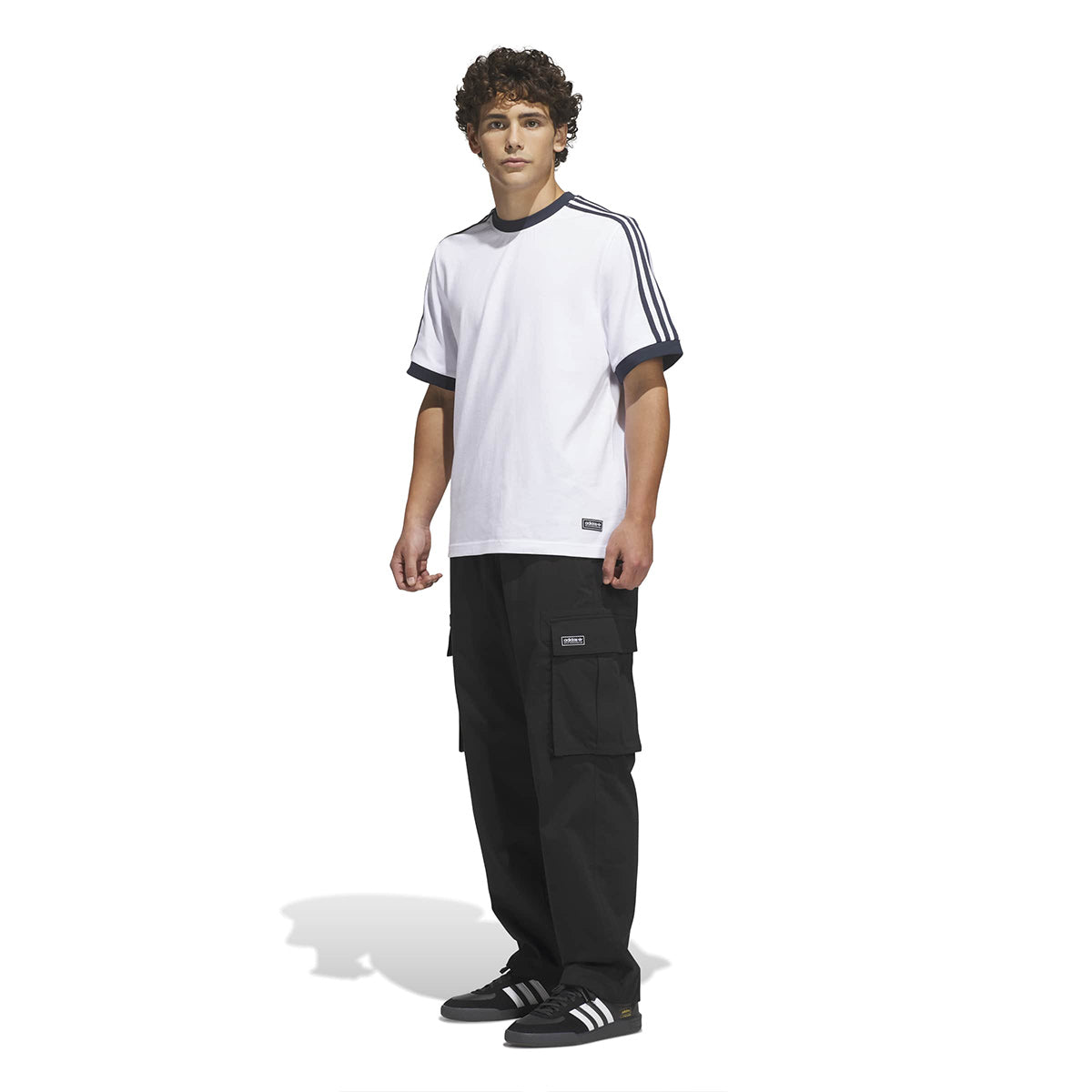 Adidas FSBS Ringer T-Shirt White/Aurora Ink