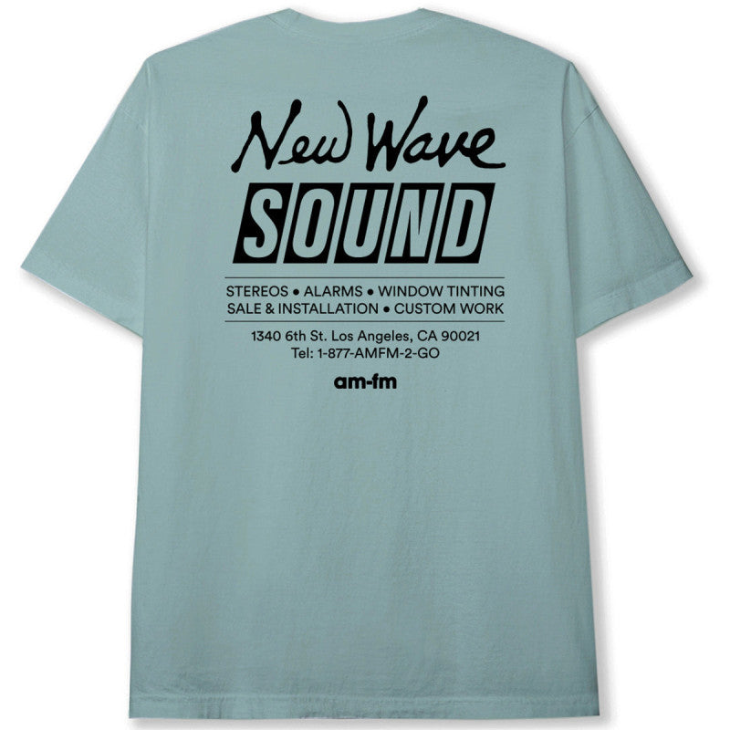 AM-FM New Wave T-shirt Atlantic Green