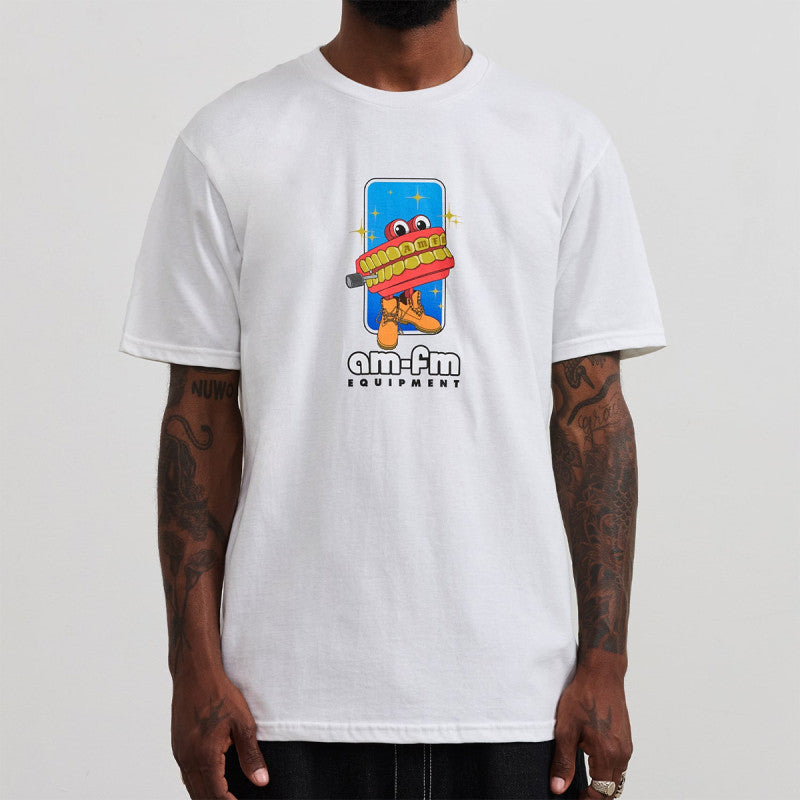 AM-FM Real Talk T-shirt White