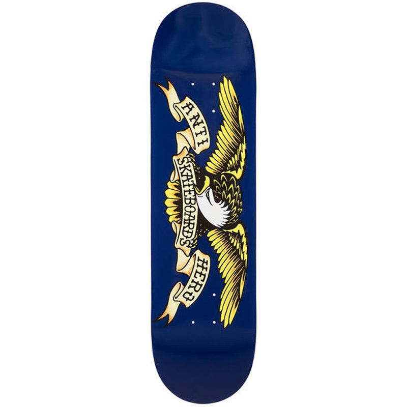 Anti Hero Team Classic Eagle Skateboard Deck Navy 8.5