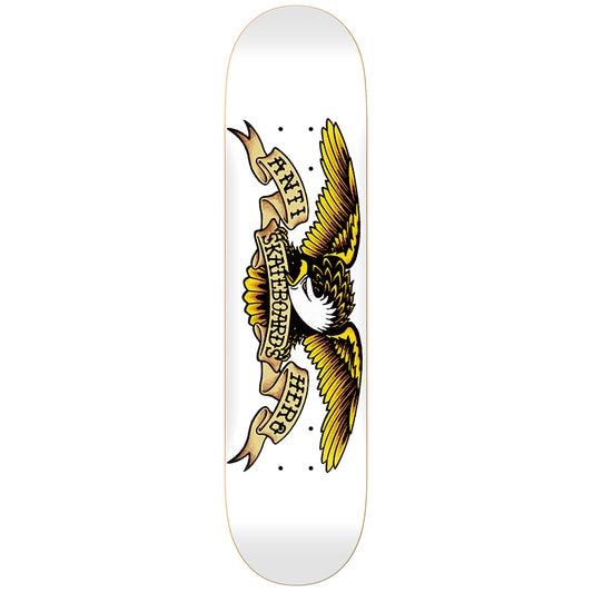Anti Hero Classic Eagle Skateboard Deck White 8.75