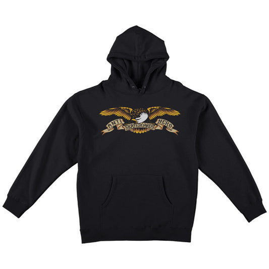 Anti Hero Eagle Premium Heavyweight Hooded Sweater Black