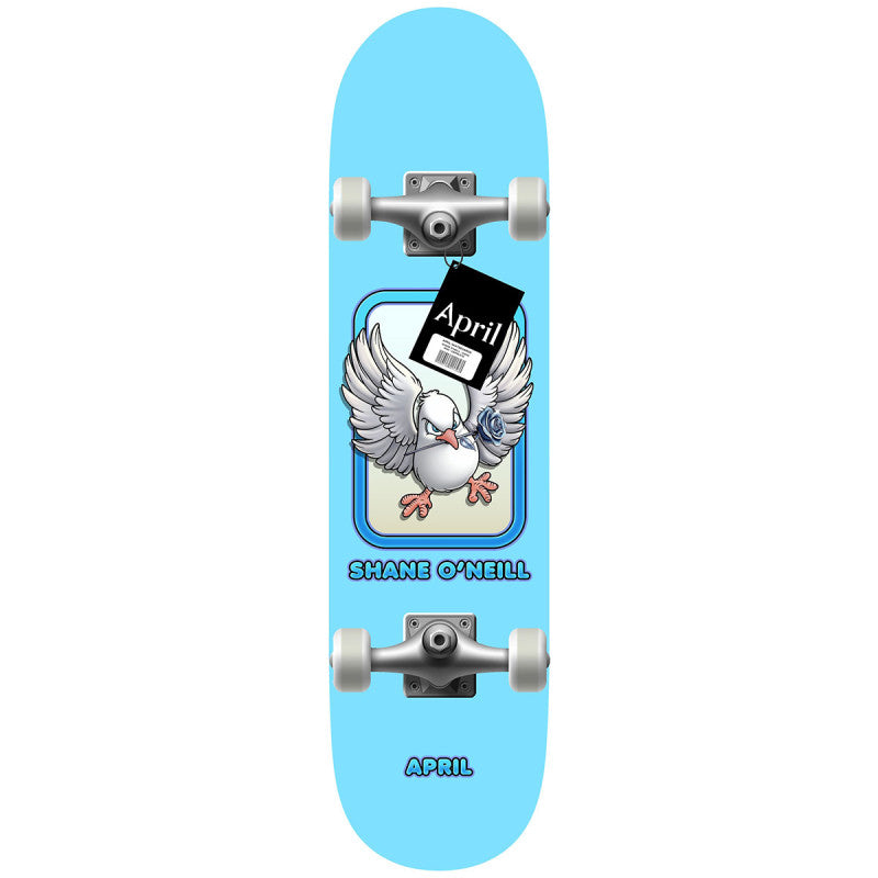 April Shane Dove Complete Skateboard Blue 8.25