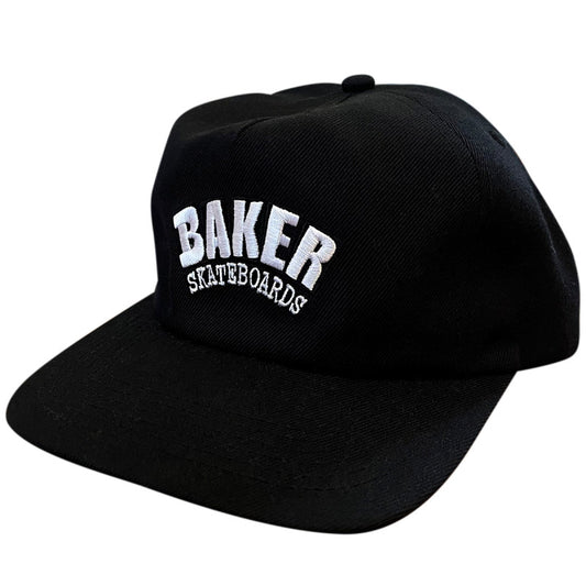 Baker Arch Logo Snapback Black