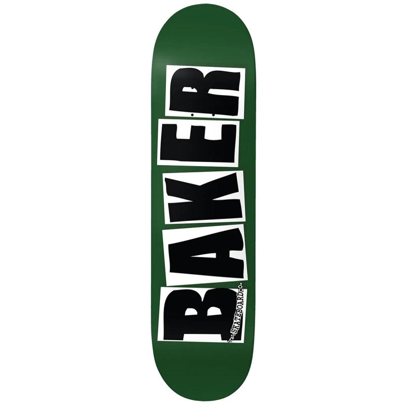 Baker Brand Logo Forest Green Skateboard Deck 8.38