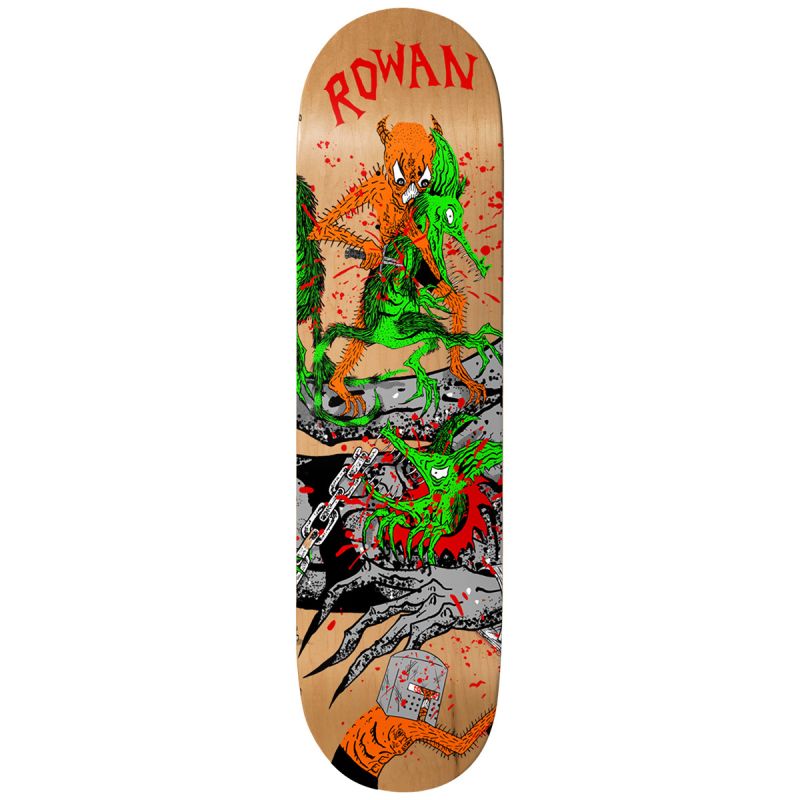 Baker Rowan Toxic Rats Skateboard Deck 8.38