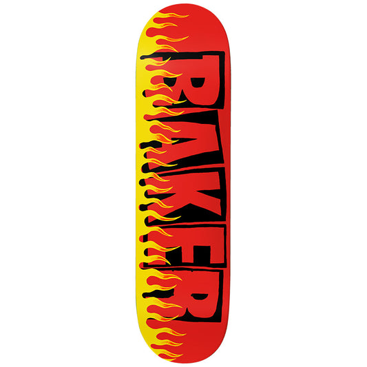 Baker T-Funk Flames Skateboard Deck 8.25