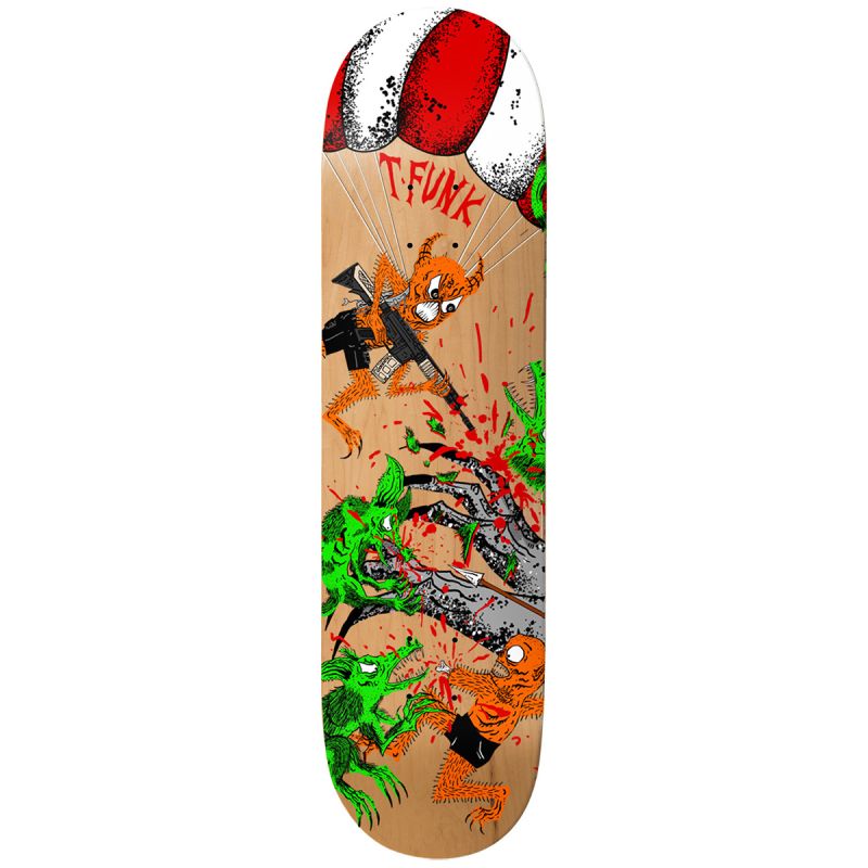 Baker T-Funk Toxic Rats Skateboard Deck 8.5