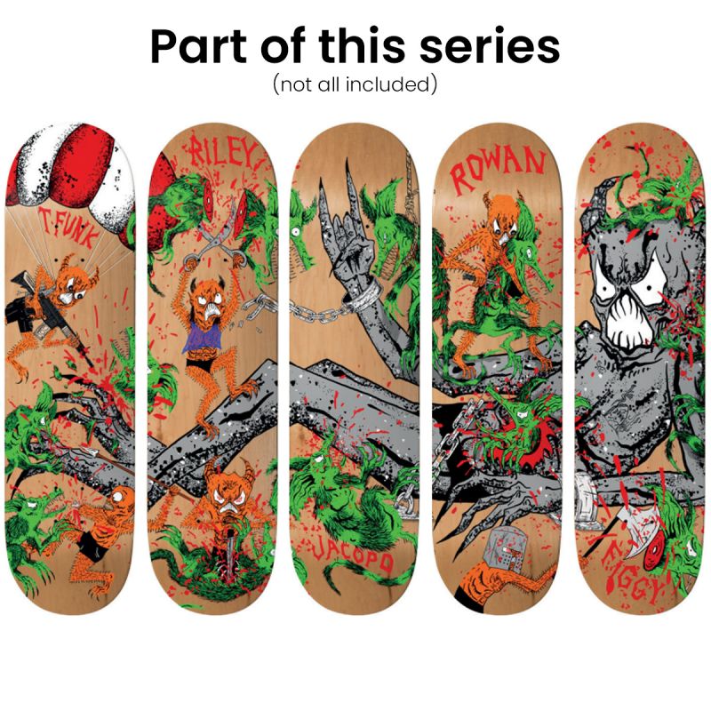Baker Figgy Toxic Rats Skateboard Deck 8.0
