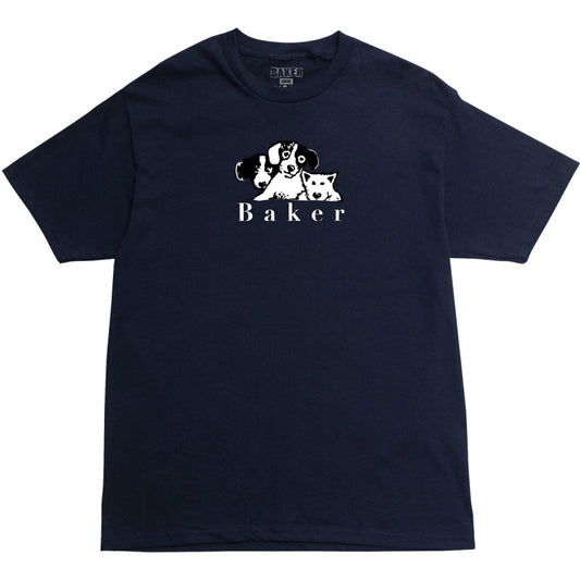 Baker Where My Dogs At T-Shirt Navy
