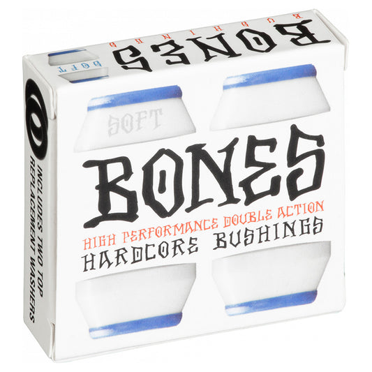 Bones Hardcore Bushings Soft 81A White (2 truck set)