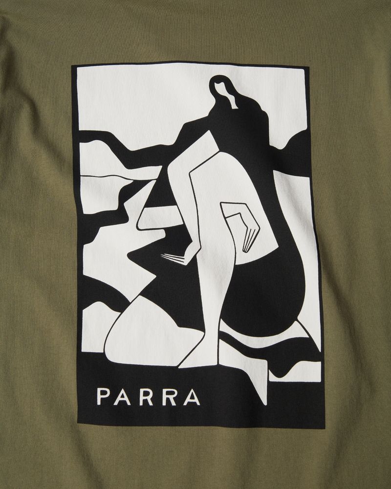 By Parra Waiting For You T-Shirt Green