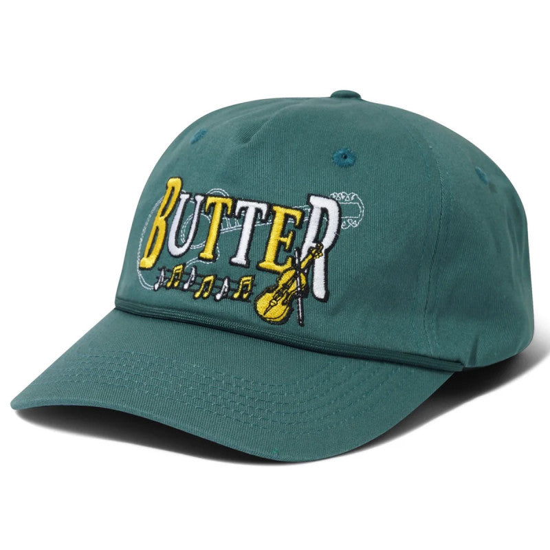 Butter Goods Arrangement Pinch Front Cap Dark Teal