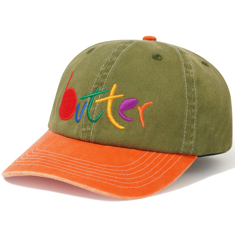 Butter Goods Art 6 Panel Cap Fatigue/Sherbet