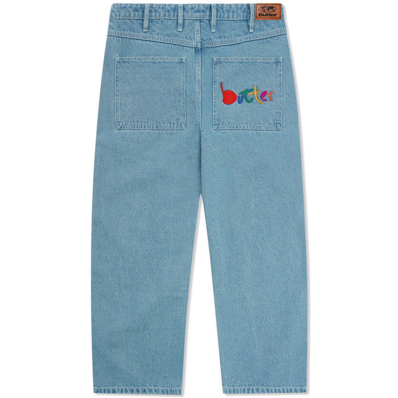 Butter Goods Art Denim Jeans Mid Blue