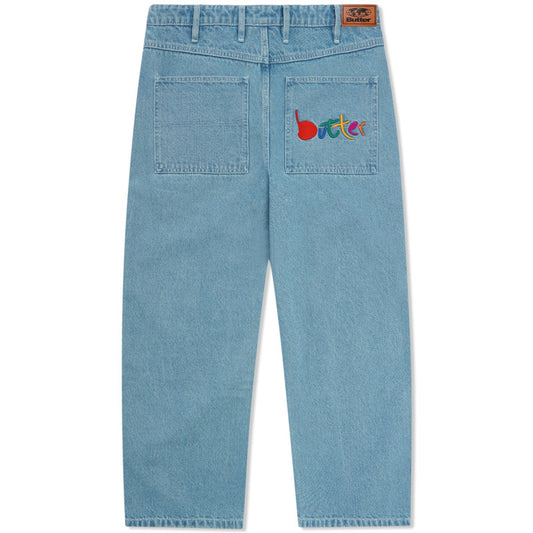 Butter Goods Art Denim Jeans Mid Blue