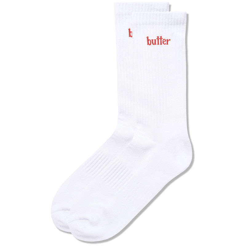 Butter Goods Basic Socks White