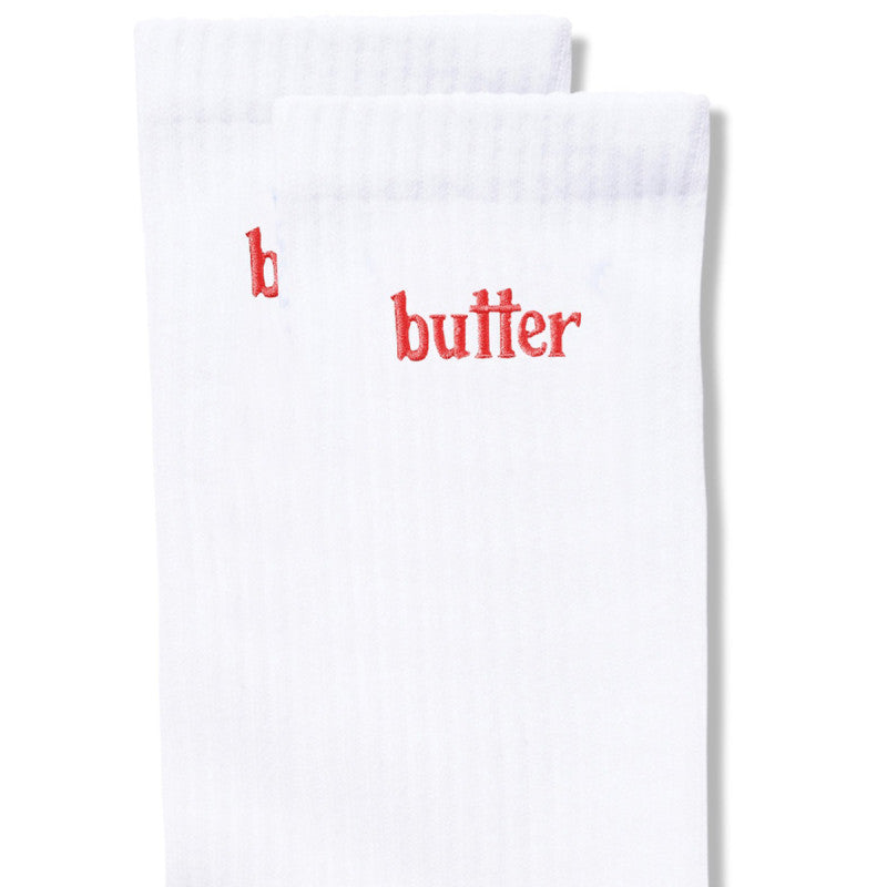 Butter Goods Basic Socks White