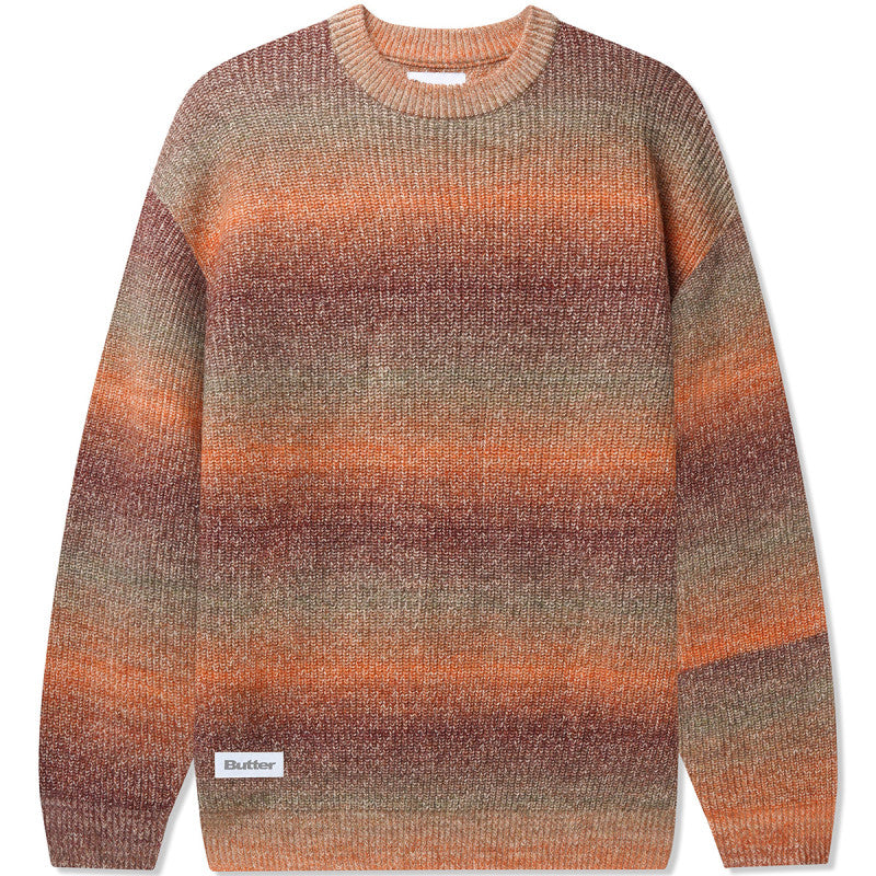 Butter Goods Beams Knit Sweater Ochre