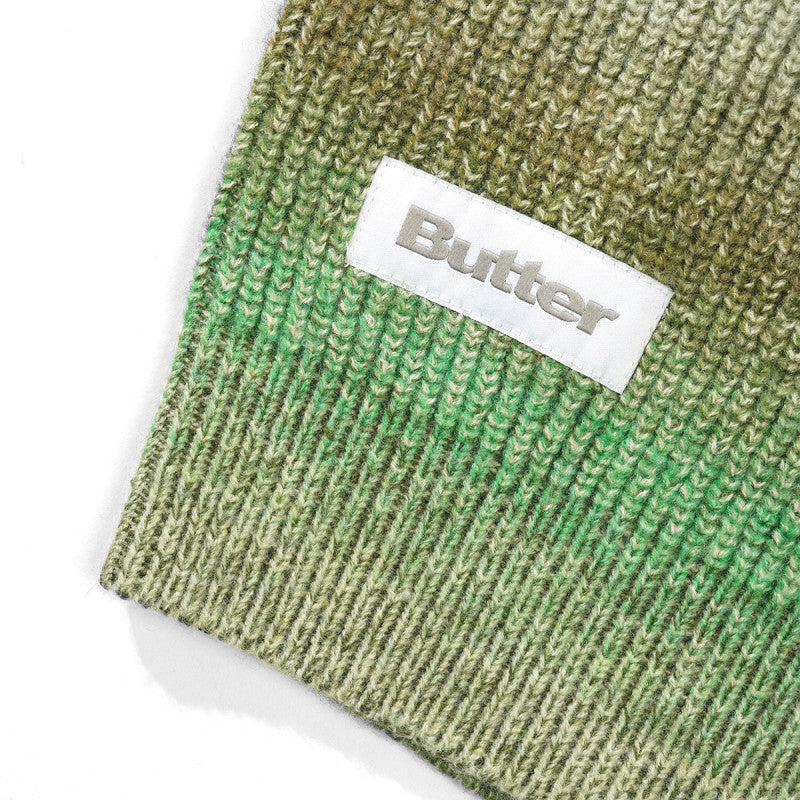 Butter Goods Beams Knit Sweater Pesto