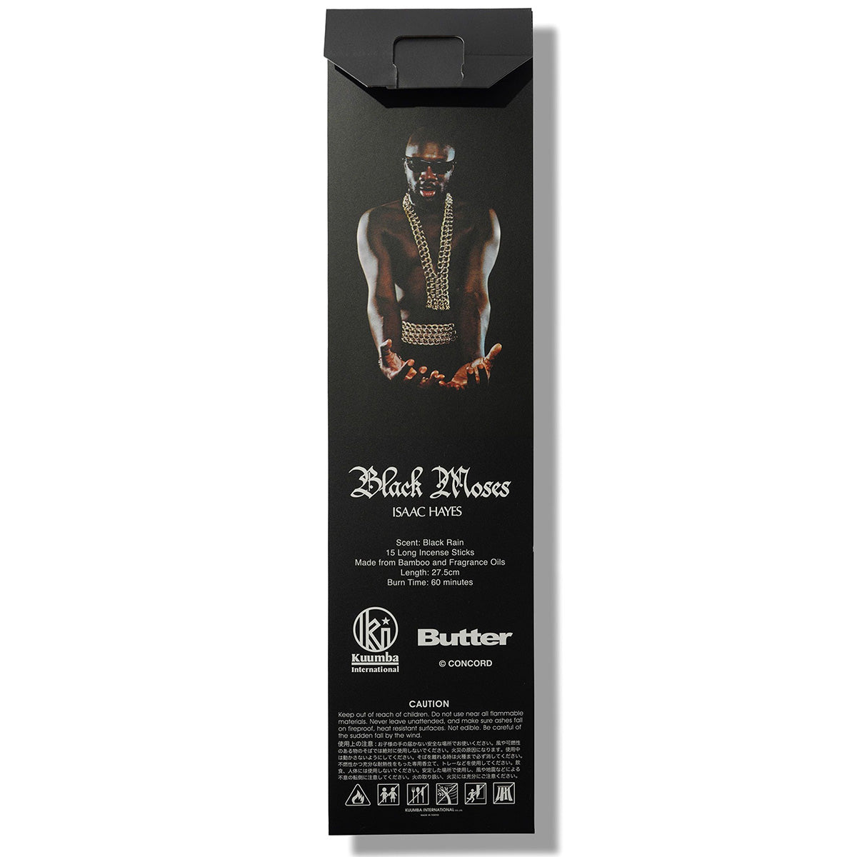 Butter Goods Black Moses Kuumba Incense Black Rain