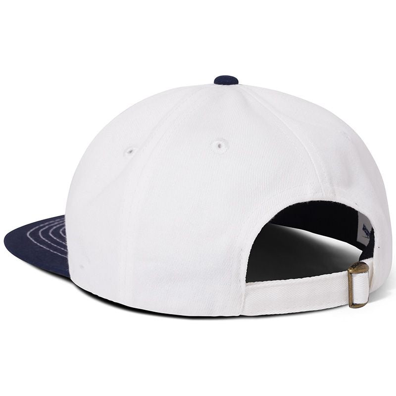 Butter Goods Blues 6 Panel Cap White/Navy