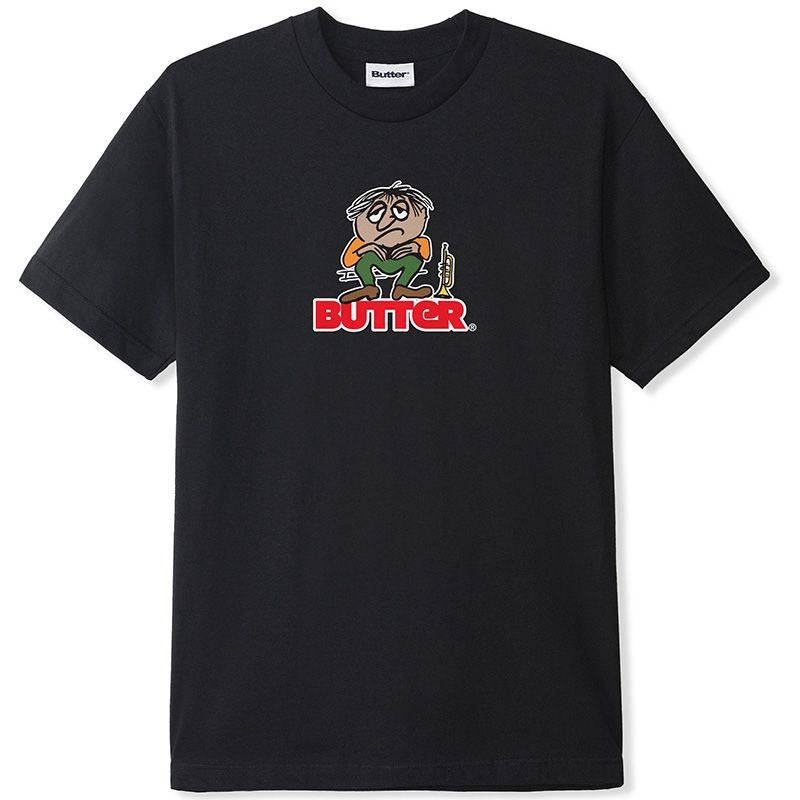 Butter Goods Blues Logo T-Shirt Black