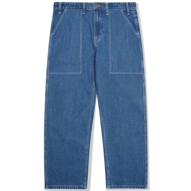 Butter Goods Breakdown Relaxed Denim Jeans Solid Blue