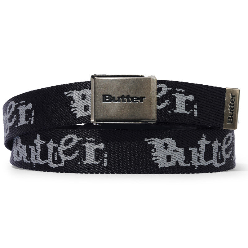 Butter Goods Breakdown Woven Belt Black