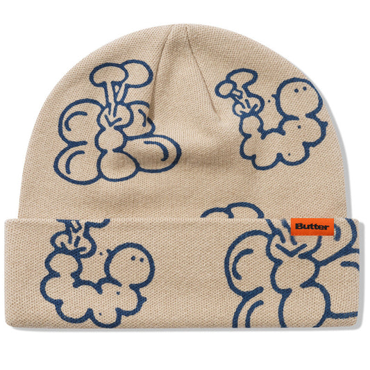 Butter Goods Bugs Beanie Stone