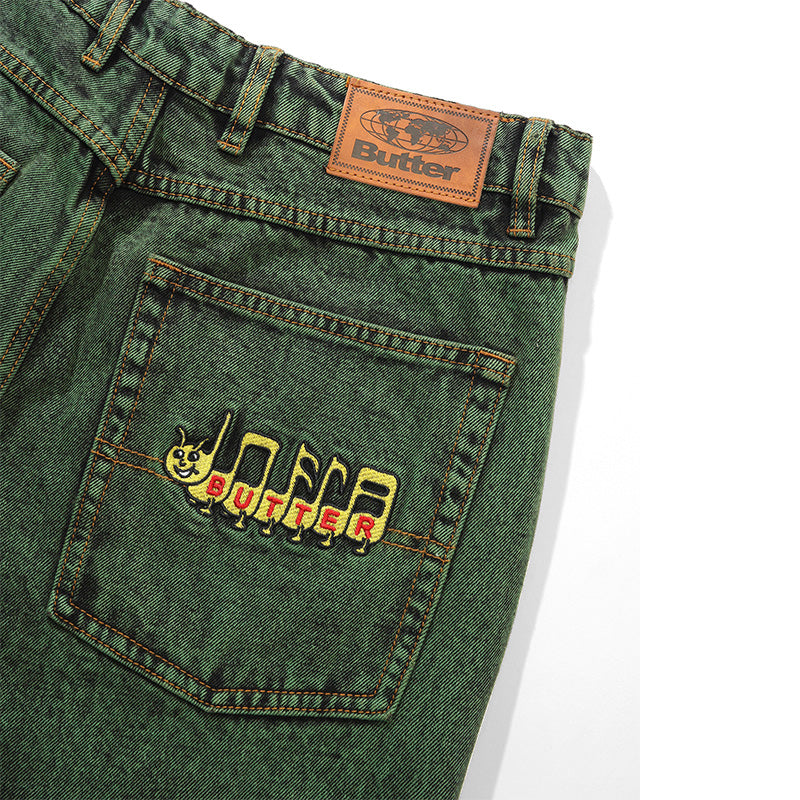 Butter Goods Caterpillar Denim Jeans Army Wash