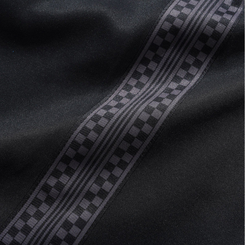Butter Goods Check Tape Trackpants Black
